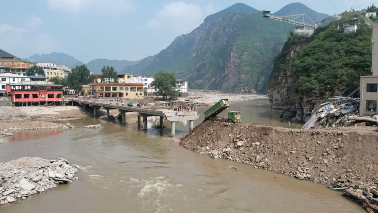 Photo of foto | Ploile torențiale și inundațiile au făcut ravagii în China. Zeci de oameni au murit în provincia Hebei